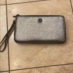 Lululemon wristlet silver